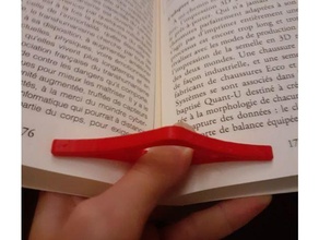 book holder - support livre bookholder 3d print model - Mito3D