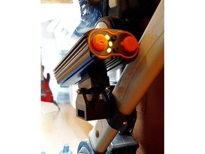 stroller mount bike lamp 3d print model - Mito3D