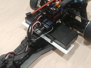 3racing Sakura d5 d5s Batterie Halter Unterstützung Halterung rc Wagen 3d print model - Mito3D