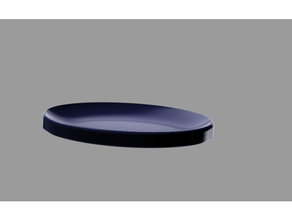 minimal soap dish soapdish holder tray 3d print model - Mito3D