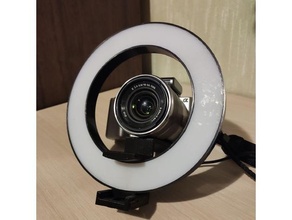 holder light ring camera aliexpress flashlight sony alpha 3d print model - Mito3D
