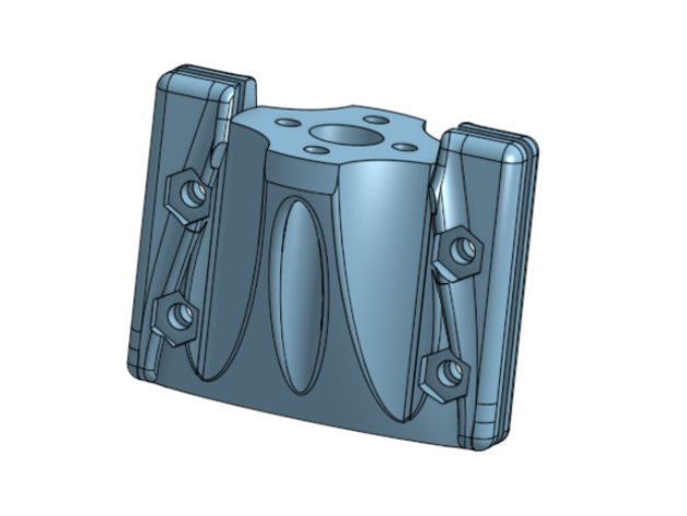 nano drak motor monte ba23xx 3D print model - Mito3D