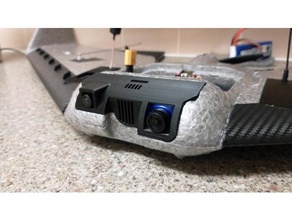 s800 Dual Kamera montieren Drohne fliegend Flügel Reptil 3d print model - Mito3D
