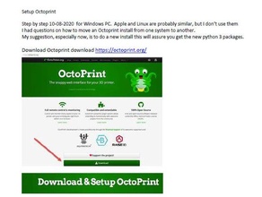 configuração polvos octoprint 3d print model - Mito3D