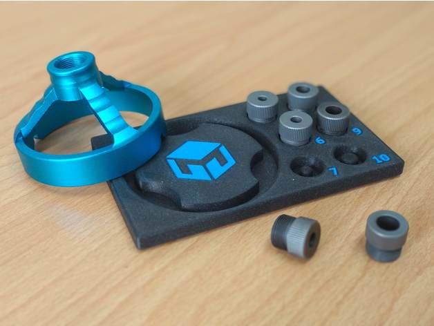 drill jig holder 3D print model - Mito3D