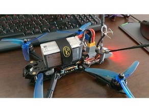 geprc Kennzeichen 4 Säufer GPS LED Antenne xt60 montieren fpv Rahmen mark4 Halter Unterstützung Teile Quadcopter 3d print model - Mito3D