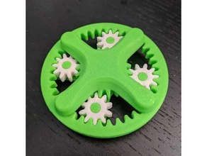 epicyclic gear toy 2 fidget 3d print model - Mito3D