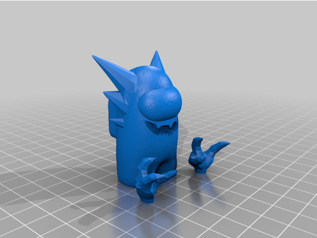 among us haunter pokemon 3D print model - Mito3D