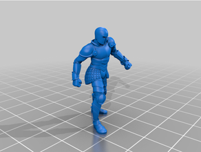 animated armors remix mz4250 base 3d print model - Mito3D