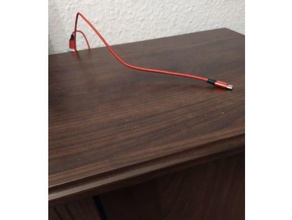 sujeta cable ikea brusali 3d print model - Mito3D