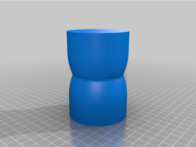 étiré béton cylindre moule 3dart 3D print model - Mito3D