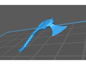 tomahawk 40k axe 3d print model - Mito3D