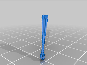 mace weapon 40k tool hammer space wargame warhammer warrior 3d print model - Mito3D