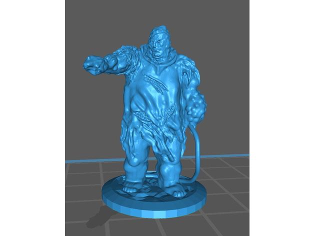 Blut Ungeheuerlichkeit Gloomhaven Kiefer Löwe 28mm Frosthaven Monster 3D print model - Mito3D