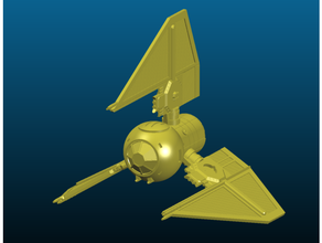 stella guerre cravatta pesante tri fighter frizione brutta kitbash caccia stellare nave Guerre stellari combattente legione 3d print model - Mito3D