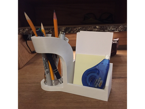 pencil holder desk organizer studentchallenge 3d print model - Mito3D