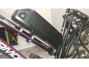 hailong bateria suporte ebike bicicleta monte 3d print model - Mito3D