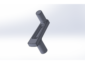 trillium window crank handle 3d print model - Mito3D