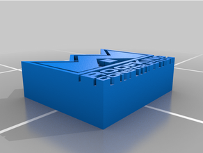 roofking construction logo 3d print model - Mito3D