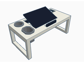 ergonomic mini table designchallenge studentchallenge 3d print model - Mito3D