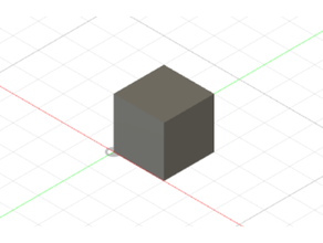 1x1x1 mm cube simple 3d print model - Mito3D