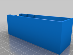 rosso avamposto scatola organizzatore gioco tavolo giochi tavola 3d print model - Mito3D