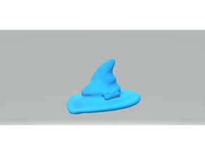 witch hat ribbon 3d print model - Mito3D