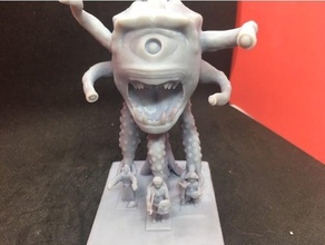 neumie dungeon master beholder dnd dungeonmaster dungeons dragons 3d print model - Mito3D
