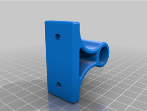 dowel curtain rod holder 3d print model - Mito3D
