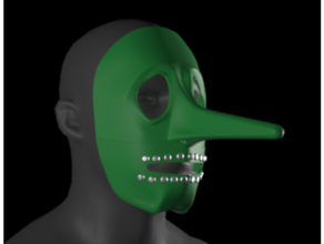 nœud coulant Chris Fehn ahig masque 3d print model - Mito3D
