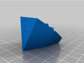4 faceta perforar afilado plantilla pequeña simulacros 3d print model - Mito3D