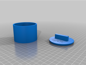 box cylindrical 3d print model - Mito3D