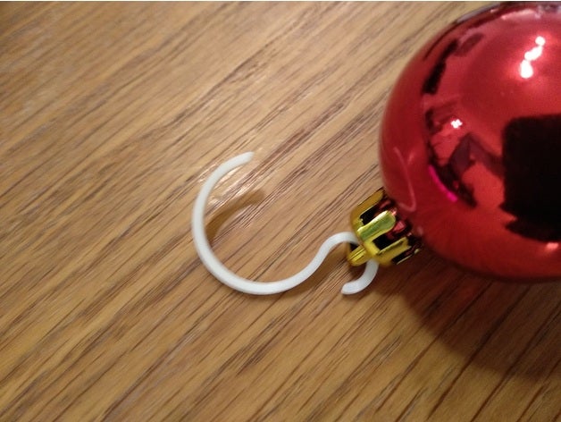 Natale albero palla gancio decorazioni ornamento 3D print model - Mito3D
