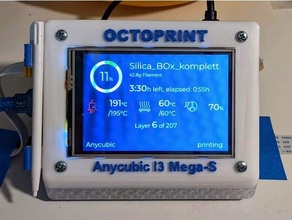 kuman 35 monitor caso funda octoprint anycubic remezclar 3d print model - Mito3D