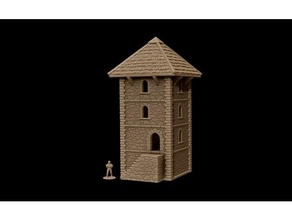 ferisia torre construção dadidungeonedintorni dnd miniatura Mordheim cenário terreno jogos guerra 3d print model - Mito3D