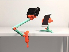 modular Montage aktualisieren gopro iPhone Telefon Stand 3d print model - Mito3D