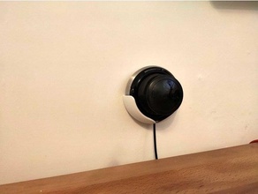 spacemouse wall holder 3d print model - Mito3D
