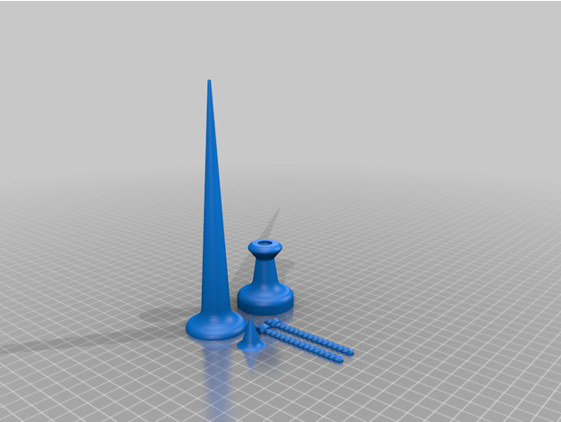 spindle wool 3D print model - Mito3D