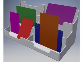 insérer cartas juegos mesa jeu plateau inserts planche Jeu cartes porta tenir universel 3d print model - Mito3D