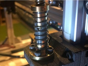 spacer anti-backlash nut lead screw z-axis 3d print model - Mito3D
