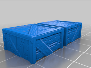 basic wooden box tabletop wargaming 28mm frostgrave mortheim scatterterrain scatter terrain gaming wargame 3d print model - Mito3D
