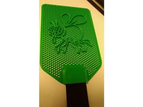 flyswatter komfort handle fliegenklatsche fly swatter 3d print model - Mito3D