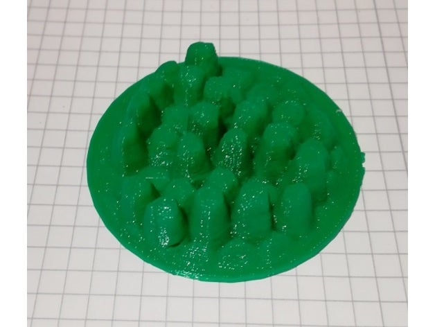 geologico caratteristica basalto spargere terreno 28mm tavolo roccia giochi gioco guerra 3D print model - Mito3D