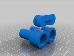 lego binoculars compatible toy 3d print model - Mito3D