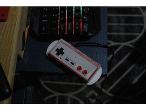 nes controller ergonomico mod video Giochi 3d print model - Mito3D