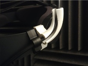 óculo fenda cabo rota grampo suporte gestão sensor 3d print model - Mito3D