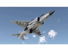 vtol Jet dovere moderno guerra 2019 aereo merluzzo combattere uccidere uccisioni consecutive miniatura torretta zona 3d print model - Mito3D