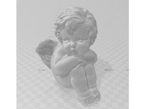 anjo estatua reparado anjos status Jesus Cristo 3d print model - Mito3D