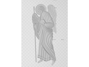 arcangel Gabriel reparado angeles arcángel Jesús Cristo 3d print model - Mito3D