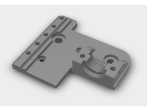 ender 3 e3d v6 v5 mounting plate adjustable bl-touch mount bltouch 3d print model - Mito3D